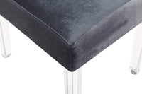 Iconic Home Sharon Tufted Velvet Dining Chair Set of 2