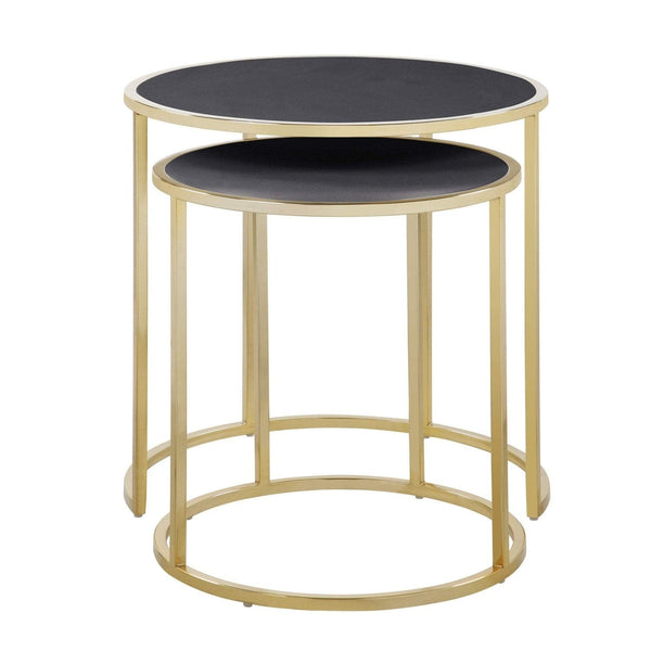 Iconic Home Tuscany 2 Piece Nesting End Table Set