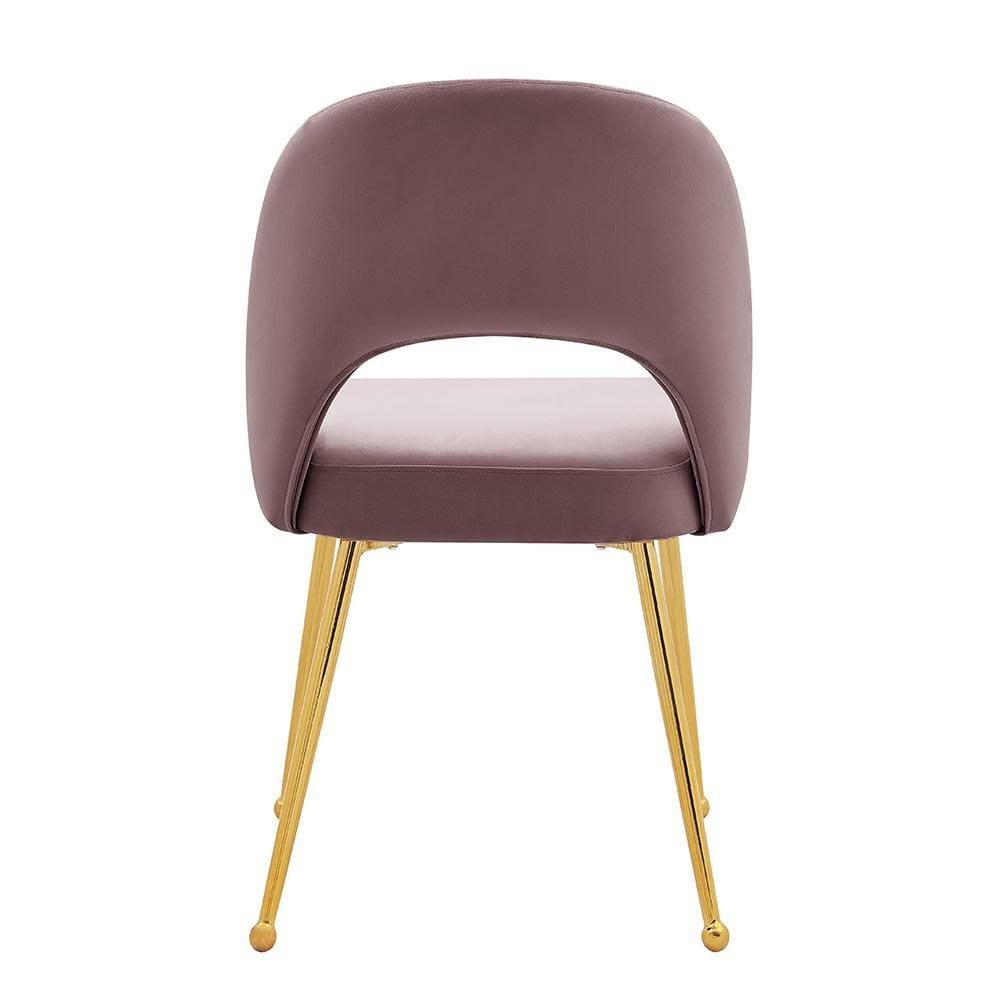 Iconic Home Welburn Velvet Side Dining Chair Set of 2