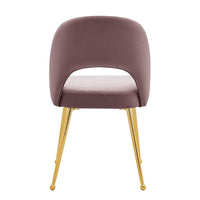 Iconic Home Welburn Velvet Side Dining Chair Set of 2