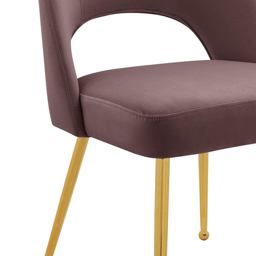 Iconic Home Welburn Velvet Side Dining Chair Set of 2