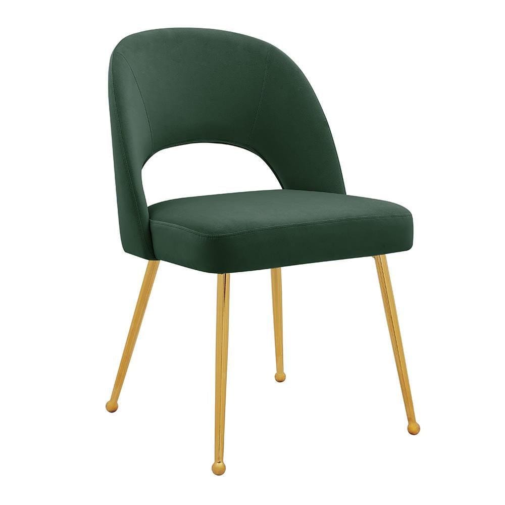 Iconic Home Welburn Velvet Side Dining Chair Set of 2