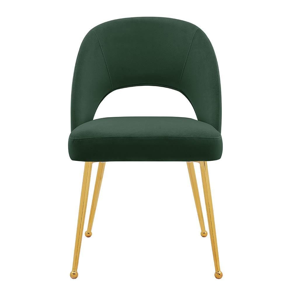 Iconic Home Welburn Velvet Side Dining Chair Set of 2