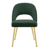 Iconic Home Welburn Velvet Side Dining Chair Set of 2