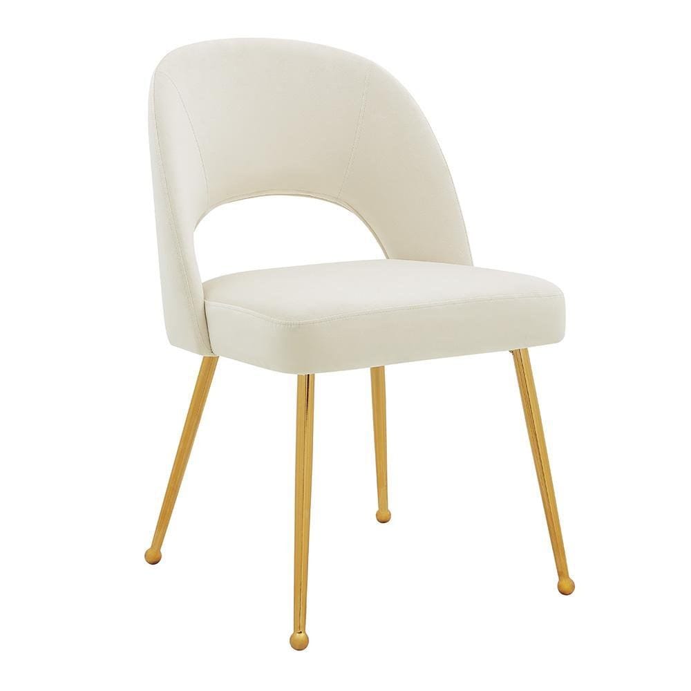 Iconic Home Welburn Velvet Side Dining Chair Set of 2