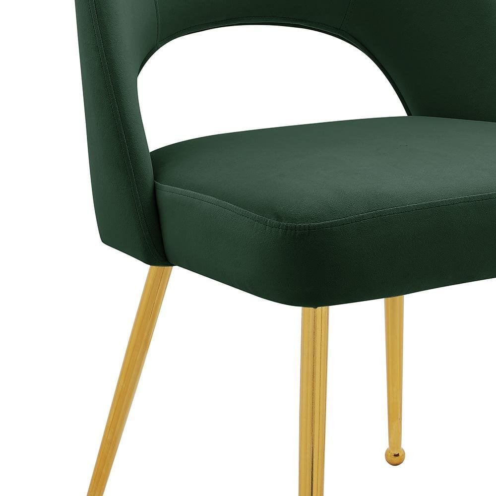 Iconic Home Welburn Velvet Side Dining Chair Set of 2
