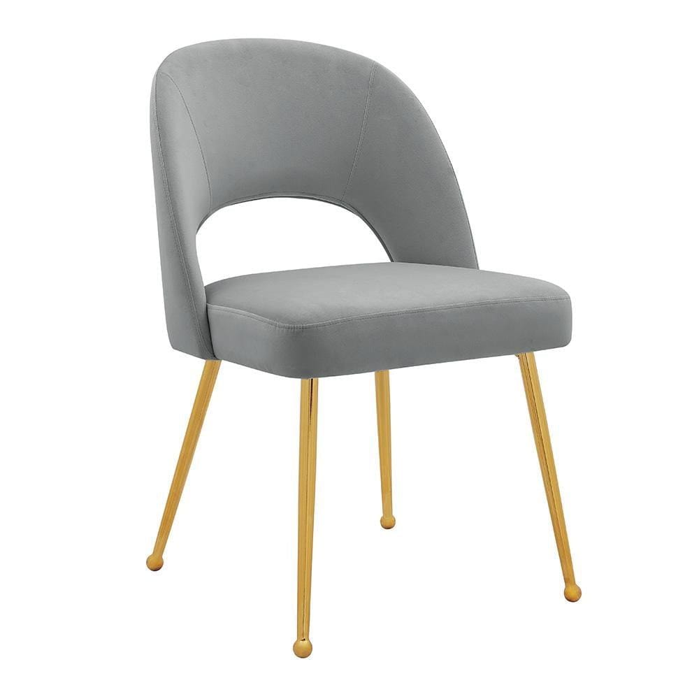 Iconic Home Welburn Velvet Side Dining Chair Set of 2