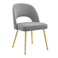 Iconic Home Welburn Velvet Side Dining Chair Set of 2