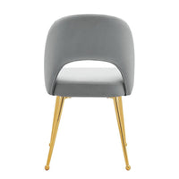 Iconic Home Welburn Velvet Side Dining Chair Set of 2