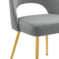 Iconic Home Welburn Velvet Side Dining Chair Set of 2