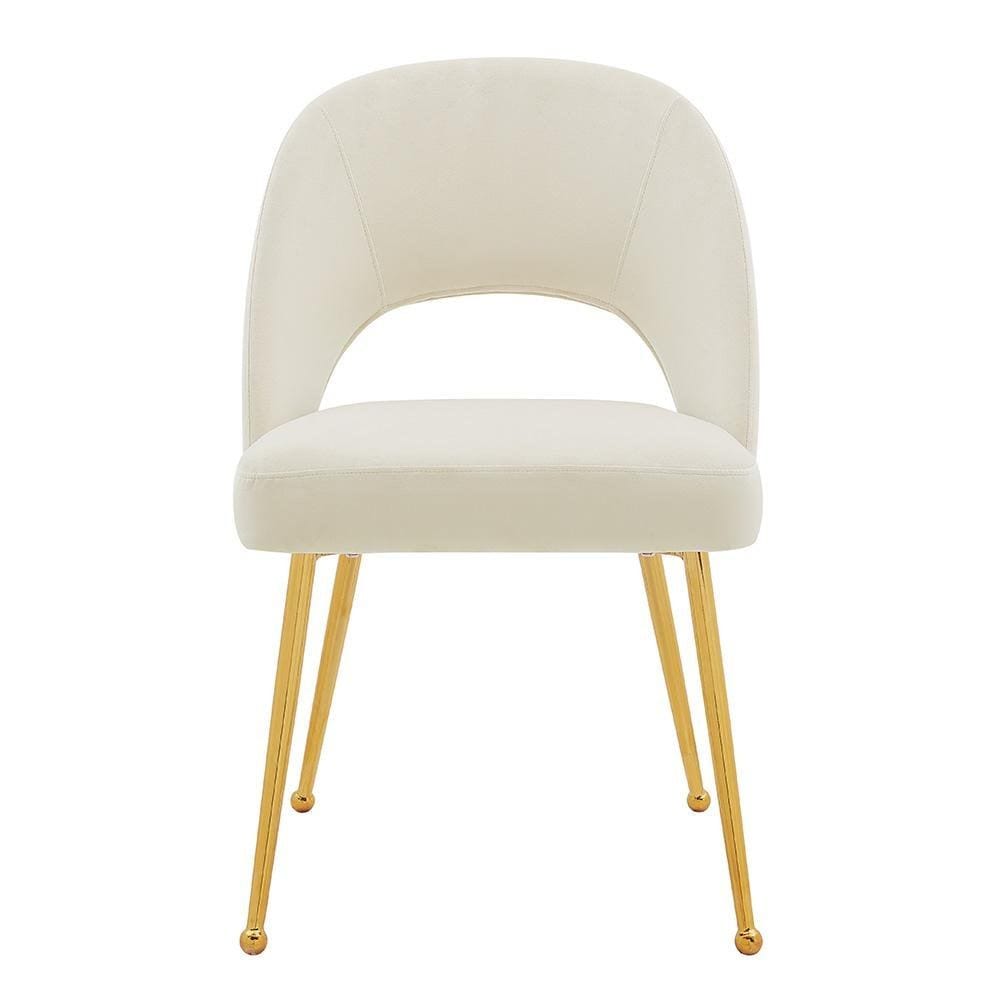 Iconic Home Welburn Velvet Side Dining Chair Set of 2