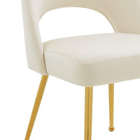 Iconic Home Welburn Velvet Side Dining Chair Set of 2