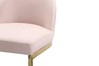 Iconic Home Xander Faux Leather Counter Stool Chair Gold Base