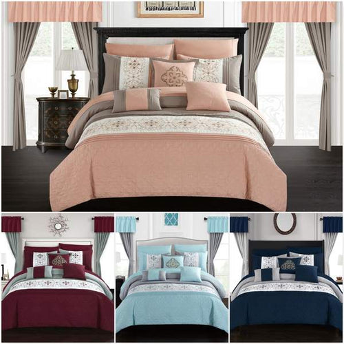 Embroidered Comforter Sets - Chic Home