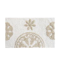 Chic-Home-Sarabi Plush Tufted Cotton Large Bathroom Rug-