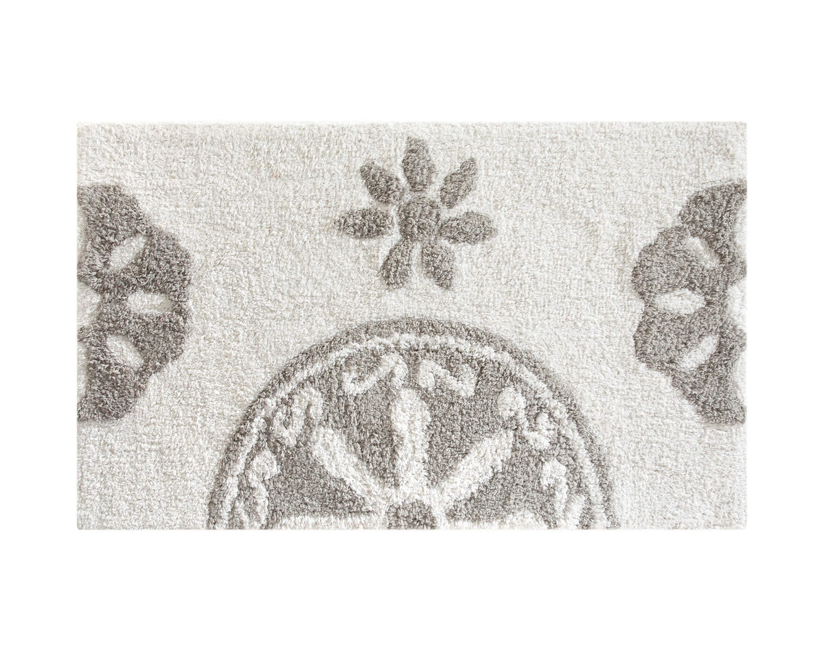 Chic-Home-Sarabi Plush Tufted Cotton Large Bathroom Rug-