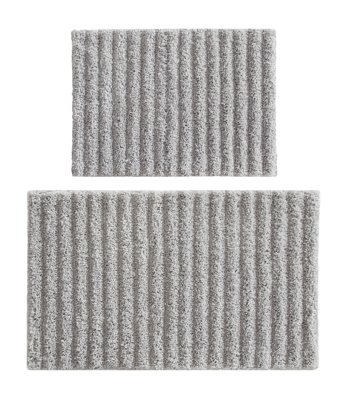 Chic-Home-Tyrion 2 Piece Plush Poly-Cotton Bath Rug Set-