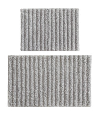 Chic-Home-Tyrion 2 Piece Plush Poly-Cotton Bath Rug Set-
