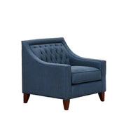 Chic Home Aberdeen Tufted Linen Club Chair Teal