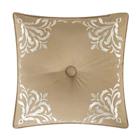 Chic-Home-Athena 5 Piece Jacquard Burnout Velvet Damask Comforter Set-
