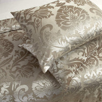 Chic-Home-Athena 5 Piece Jacquard Burnout Velvet Damask Comforter Set-