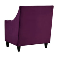 Chic Home Camren Velvet Accent Chair Purple
