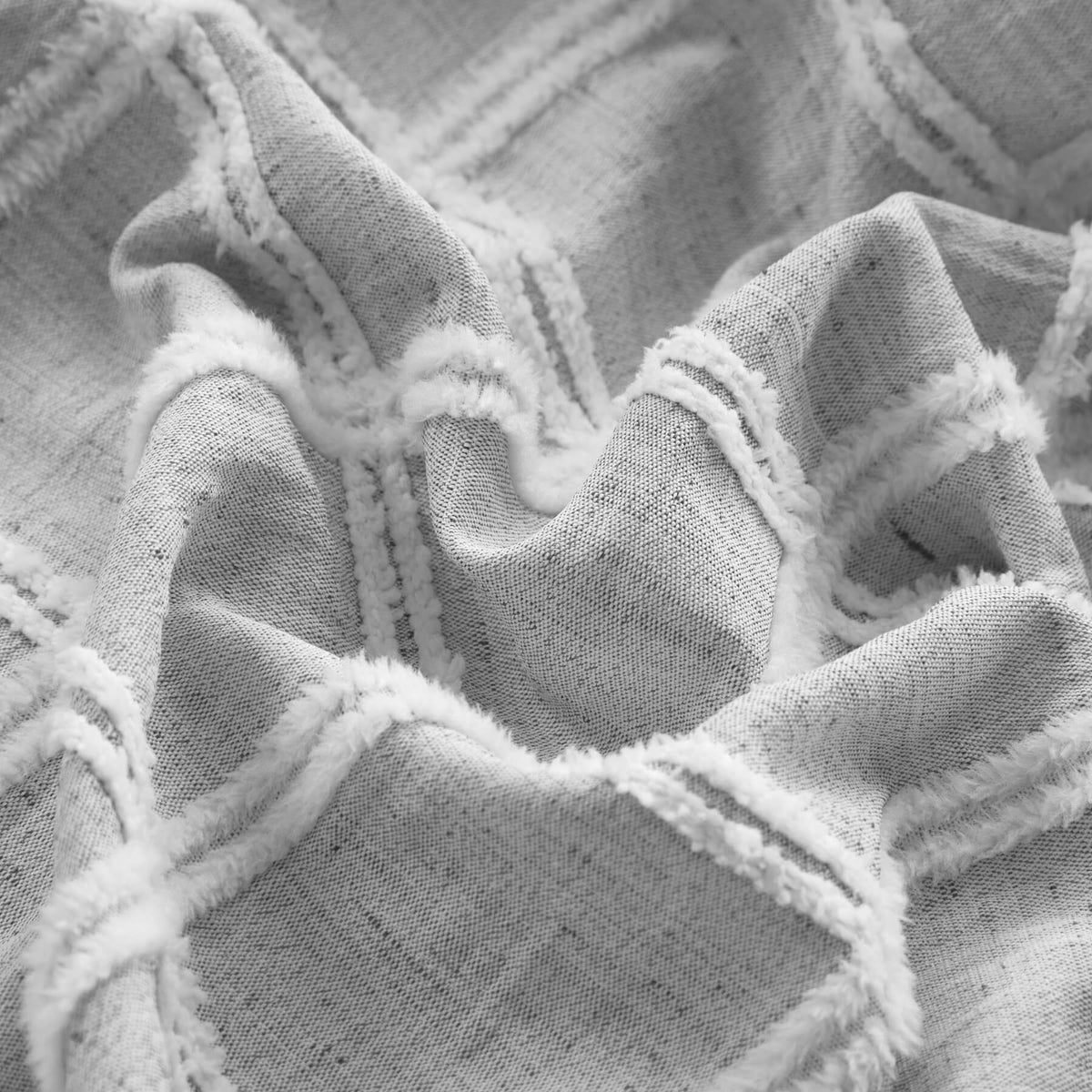Chic Home Christine 9 Piece Sherpa Textured Comforter Set - Grey