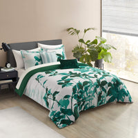 Chic Home Ione 9 Piece Watercolor Floral Comforter Set-