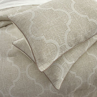 Chic-Home-Kenji 5 Piece Gauze Jacquard Comforter Set-