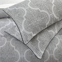 Chic-Home-Kenji 5 Piece Gauze Jacquard Comforter Set-