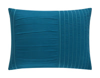 Chic Home Leona 5 Piece Pleated Seersucker Comforter Set-