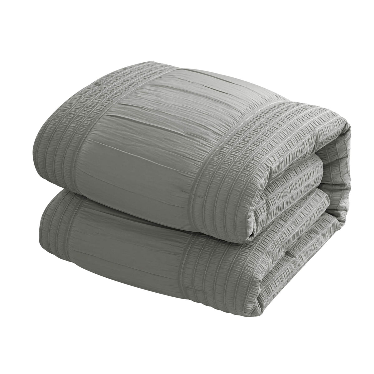 Chic Home Leona 5 Piece Pleated Seersucker Comforter Set-