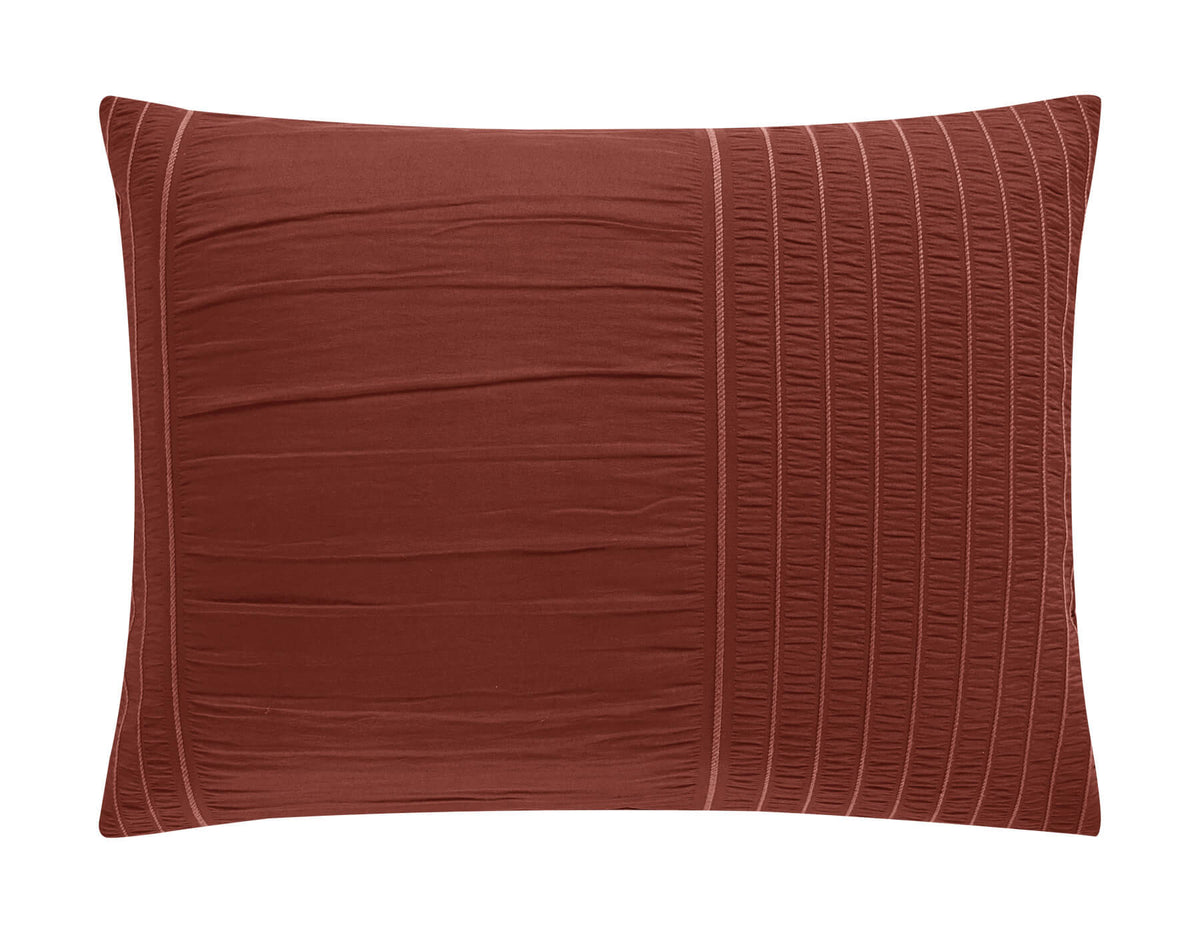 Chic Home Leona 5 Piece Pleated Seersucker Comforter Set-