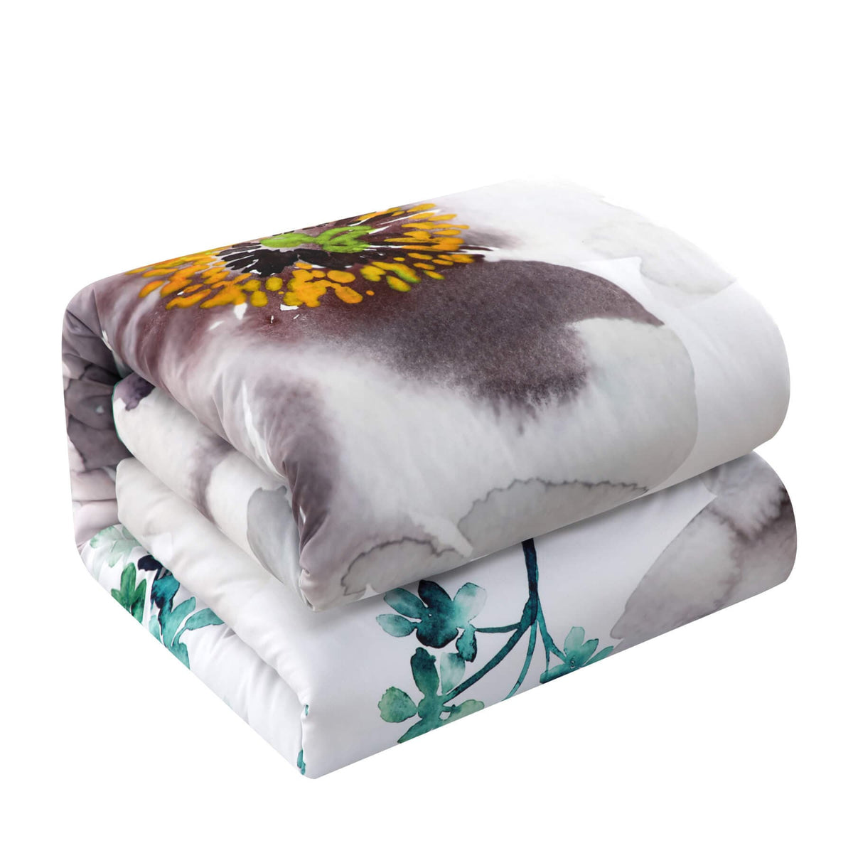 Chic Home Lexie 9 Piece Watercolor Floral Comforter Set-