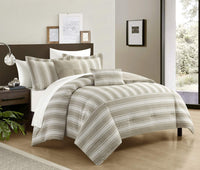 Chic-Home-Lydia 9 Piece Chenille Comforter Set-