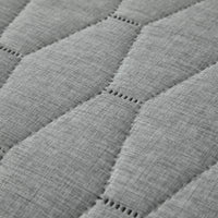 Chic Home Nyla 3 Piece Geometric Quilt Set Grey