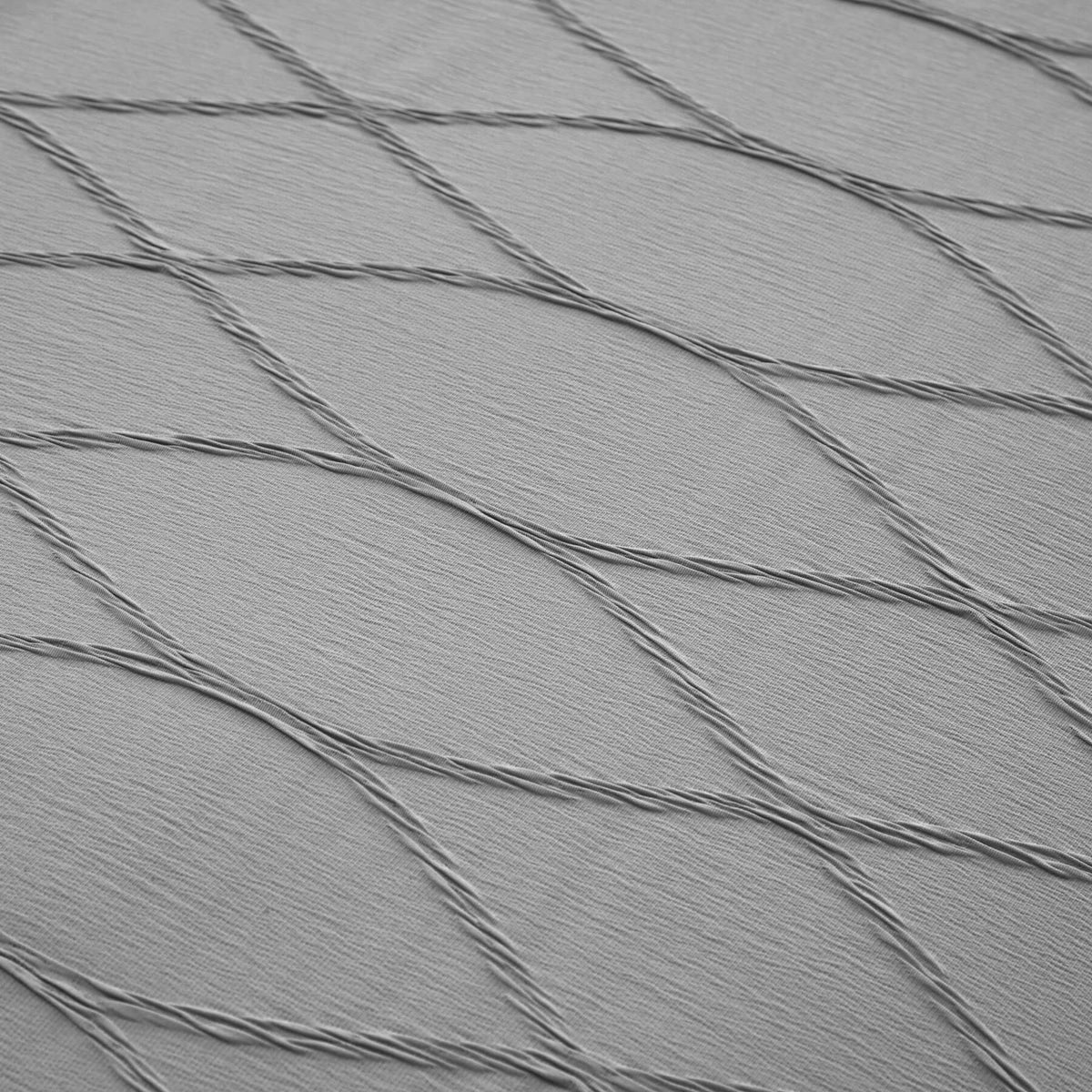Chic Home Ophelia 9 Piece Textured Jacquard Comforter Set - Grey