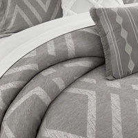 Chic-Home-Priam 5 Piece Chenille Jacquard Comforter Set-