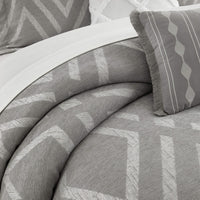 Chic-Home-Priam 9 Piece Chenille Jacquard Comforter Set-