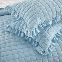 Chic-Home-Revel 7 Piece Diamond Stitched Crinkle Quilt Set-