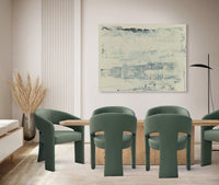 Chic Home Sinatra Faux Leather Dining Chair 1 Piece Green