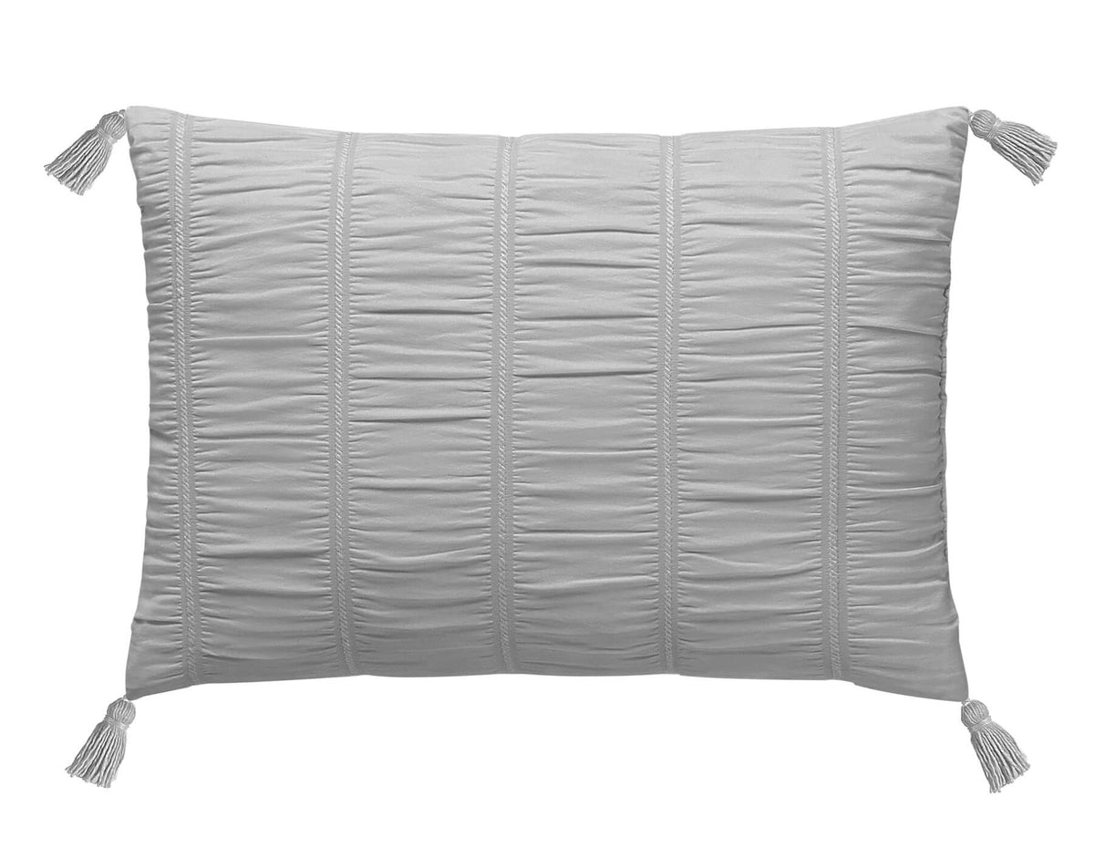 Chic Home Thalia 5 Piece Ruffled Striped Comforter Set-