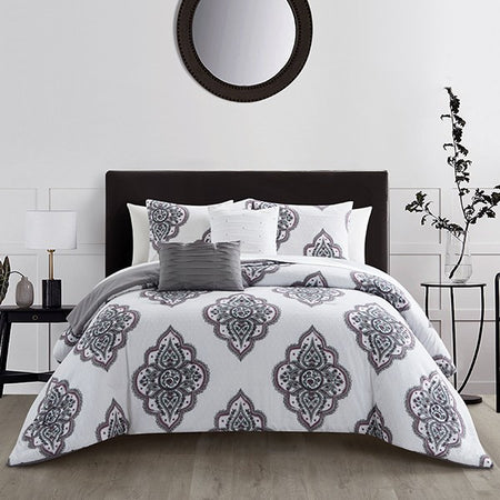 NY&CO Home Idge 3 Piece Quilt Set Y-Shaped Geometric Pattern Bedding beige  king, king - Jay C Food Stores