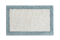 Chic-Home-Laudine Two-Tone Plush Cotton Large Bathroom Rug-