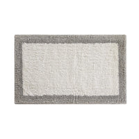 Chic-Home-Laudine Two-Tone Plush Cotton Large Bathroom Rug-