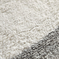 Chic-Home-Laudine Two-Tone Plush Cotton Large Bathroom Rug-