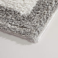 Chic-Home-Laudine 2 Piece Plush Cotton Bathroom Rug Set-