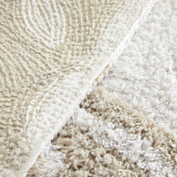 Chic-Home-Sarabi Plush Tufted Cotton Bathroom Rug-