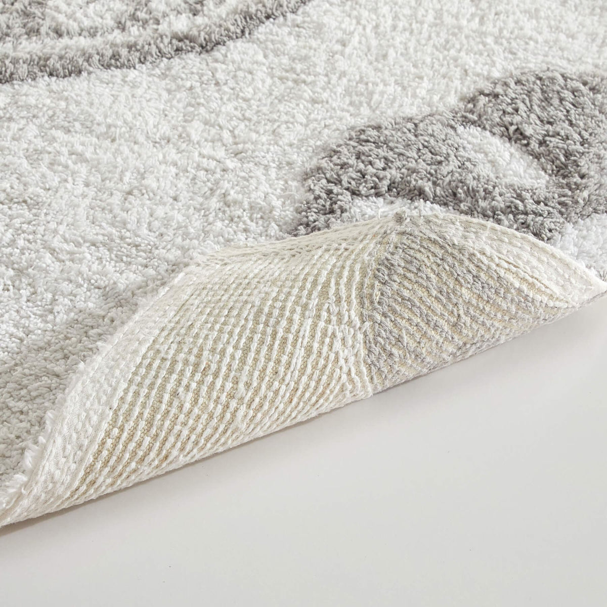 Chic-Home-Sarabi Plush Tufted Cotton Large Bathroom Rug-