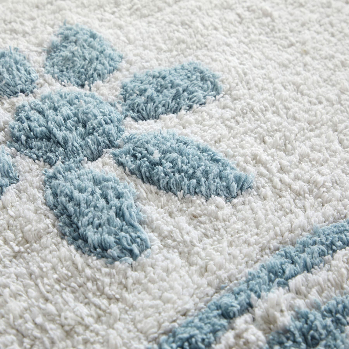 Chic-Home-Sarabi Plush Tufted Cotton Large Bathroom Rug-